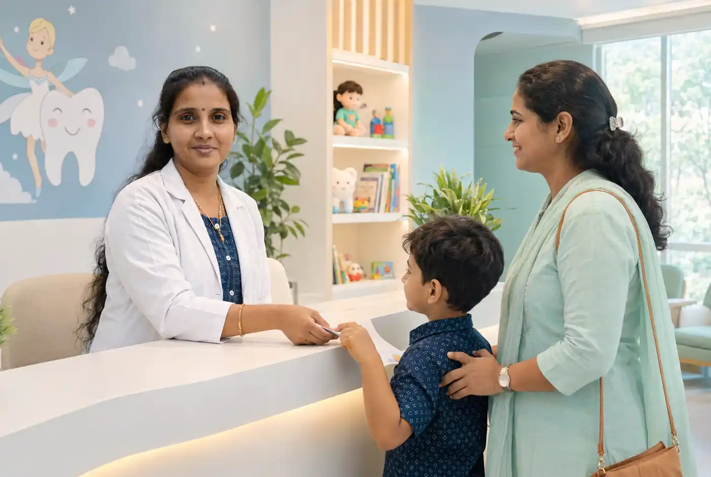 Dental sealant treatment for children